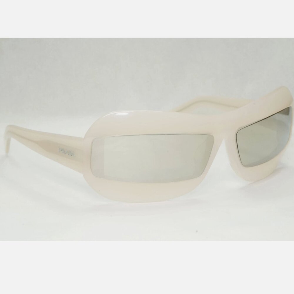 Prada Silver Mirror Wrap Womens Sunglasses - Picture 4 of 8